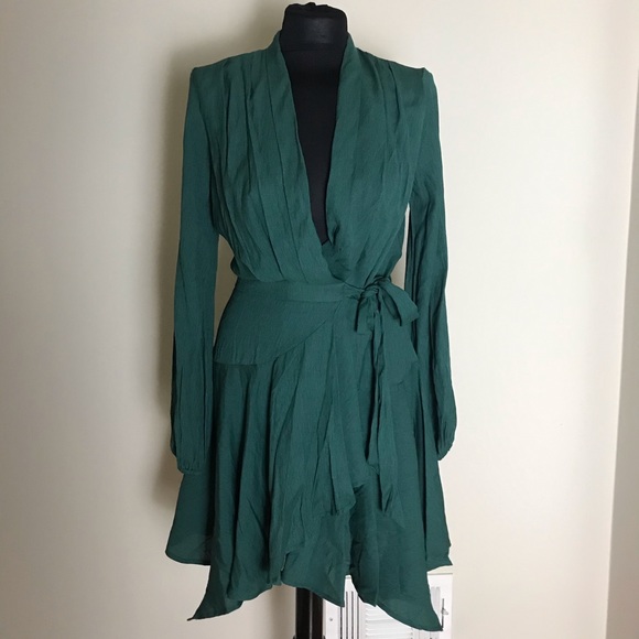 DO+BE Dresses & Skirts - Do+Be Green Wrap Dress